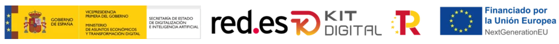 Logotipos Kit Digital - Gobierno de España y Unión Europea
